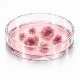 Organoids in a culture dish